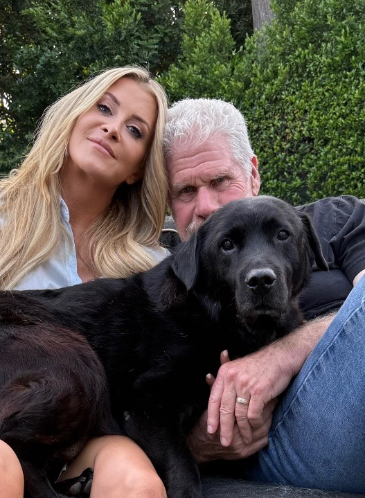 Grandpa Cody with his family, Allison and Ron, in his forever home
